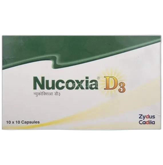 nucoxia d3 capsule 10's